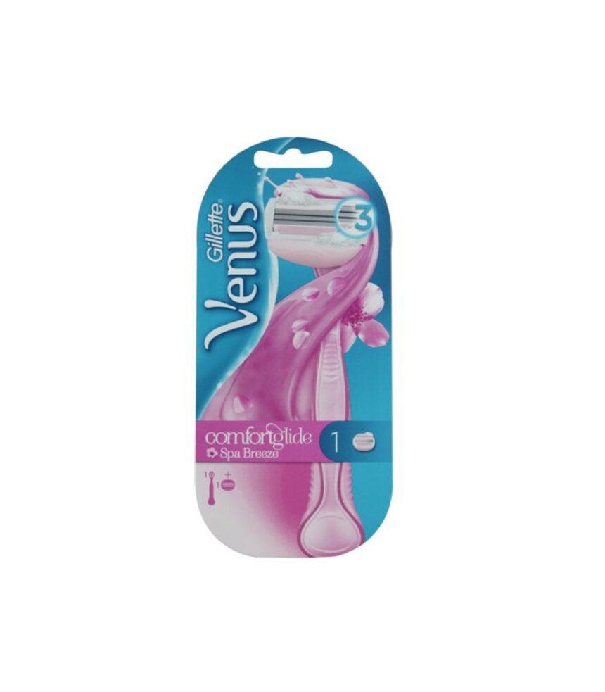 Gillette Venus Comfortglide razor 3 blade 1 u. Spa breeze. Dr Brands