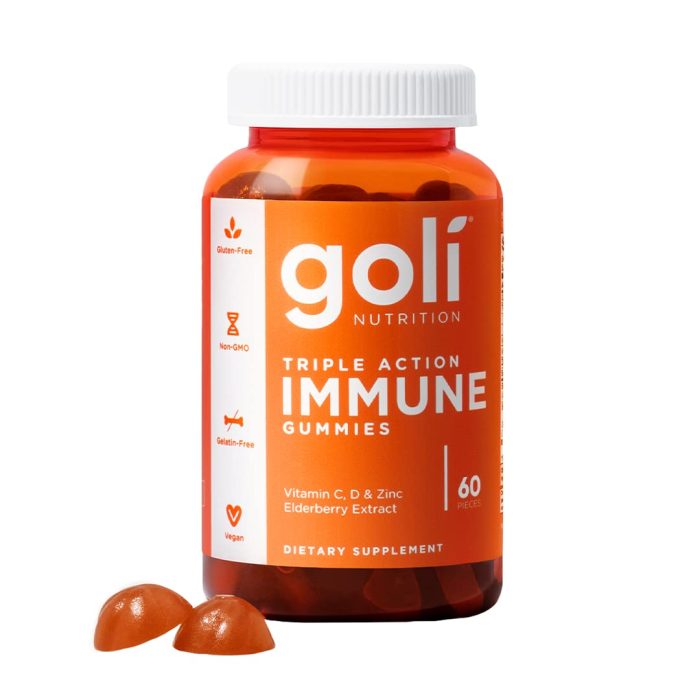 Goli TripleAction Immune Gummies