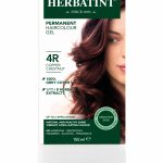 Herbatint Permanent Haircolor Gel, 4R COPPER CHESTNUT
