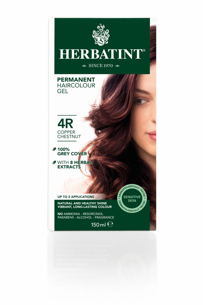 Herbatint Permanent Haircolor Gel, 4R COPPER CHESTNUT