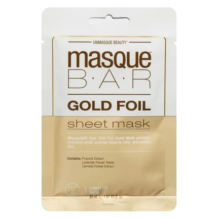 Masque Bar Gold Foil Sheet Mask – 30ml