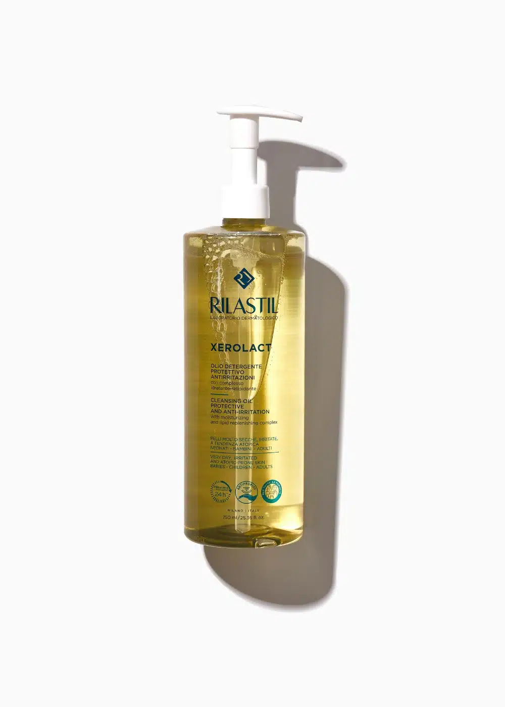 Rilastil Xerolact Cleansing Oil Protective and Anti-Irritation 750ml - Dr  Brands
