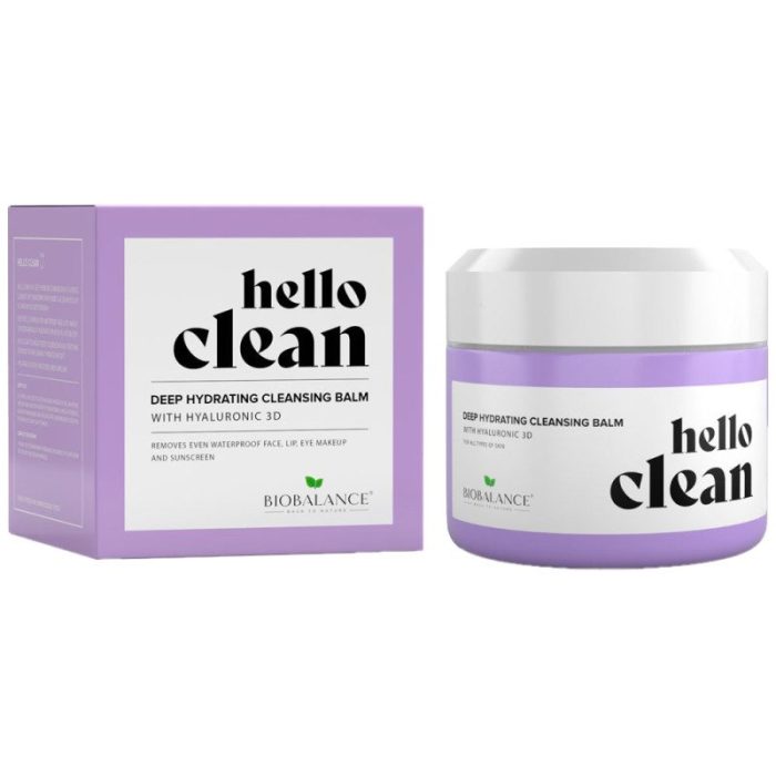 bio balance Hello Clean Deep Hydrating Cleansing Balm With Hyaluronic Acid 3D 100ml