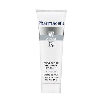 Pharmaceris W TRIPLE ACTION SKIN LIGHTENING DAY CREAM SPF 50+