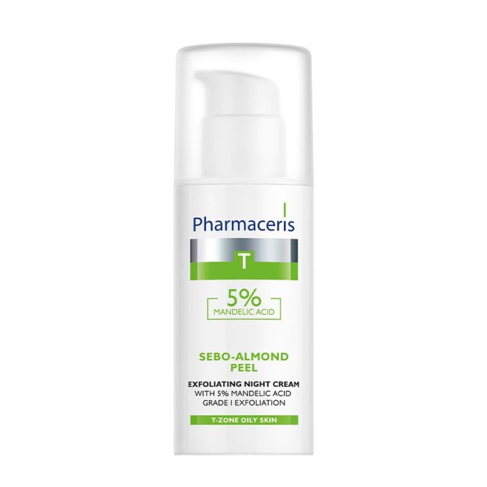 Pharmaceris T EXFOLIATING NIGHT CREAM WITH 5% MANDELIC ACID grade I exfoliation