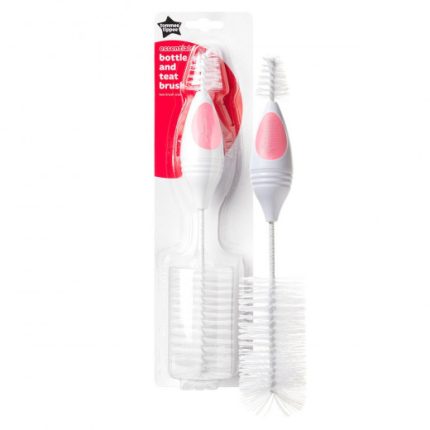 Tommee Tippee Essentials Bottle and Teat Brush, Pink