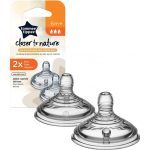 Tommee Tippee Closer to Nature, Thick Flow Teats, 2 Pieces