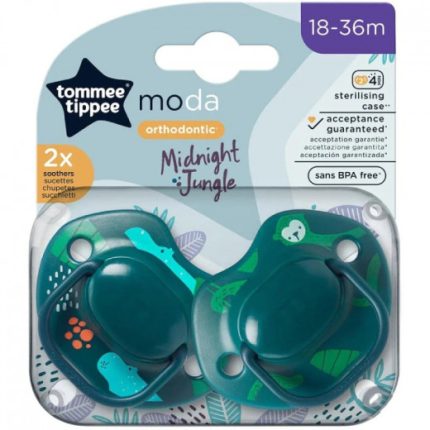 Tommee Tippee Moda Soothers Green 2 Pcs