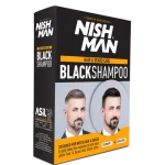 NISHMAN- BLACKSHAMPOO. Hair& Beard care 