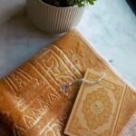 Prayer Carpet Beige + Quran + Rosary